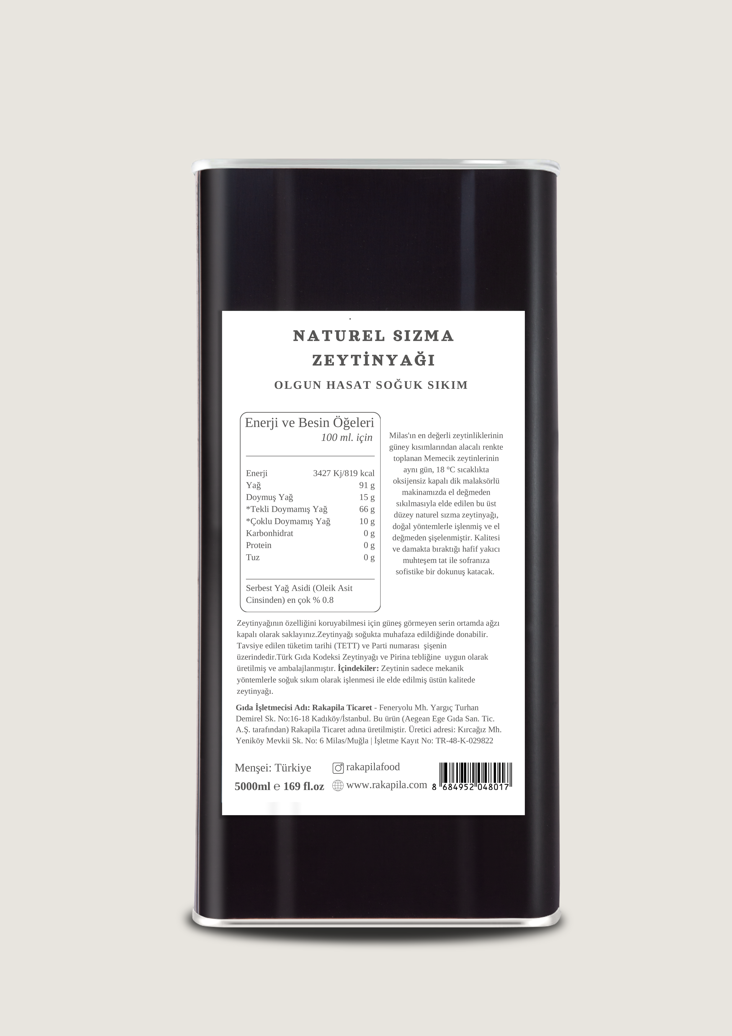 NO.2 MEMECIK ERKEN HASAT 5000 ML CHEF'S BLEND