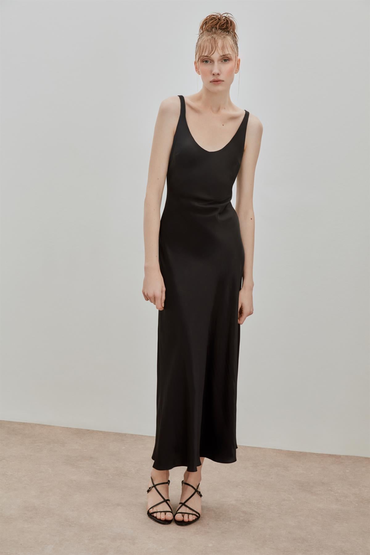 Black Midi Dress