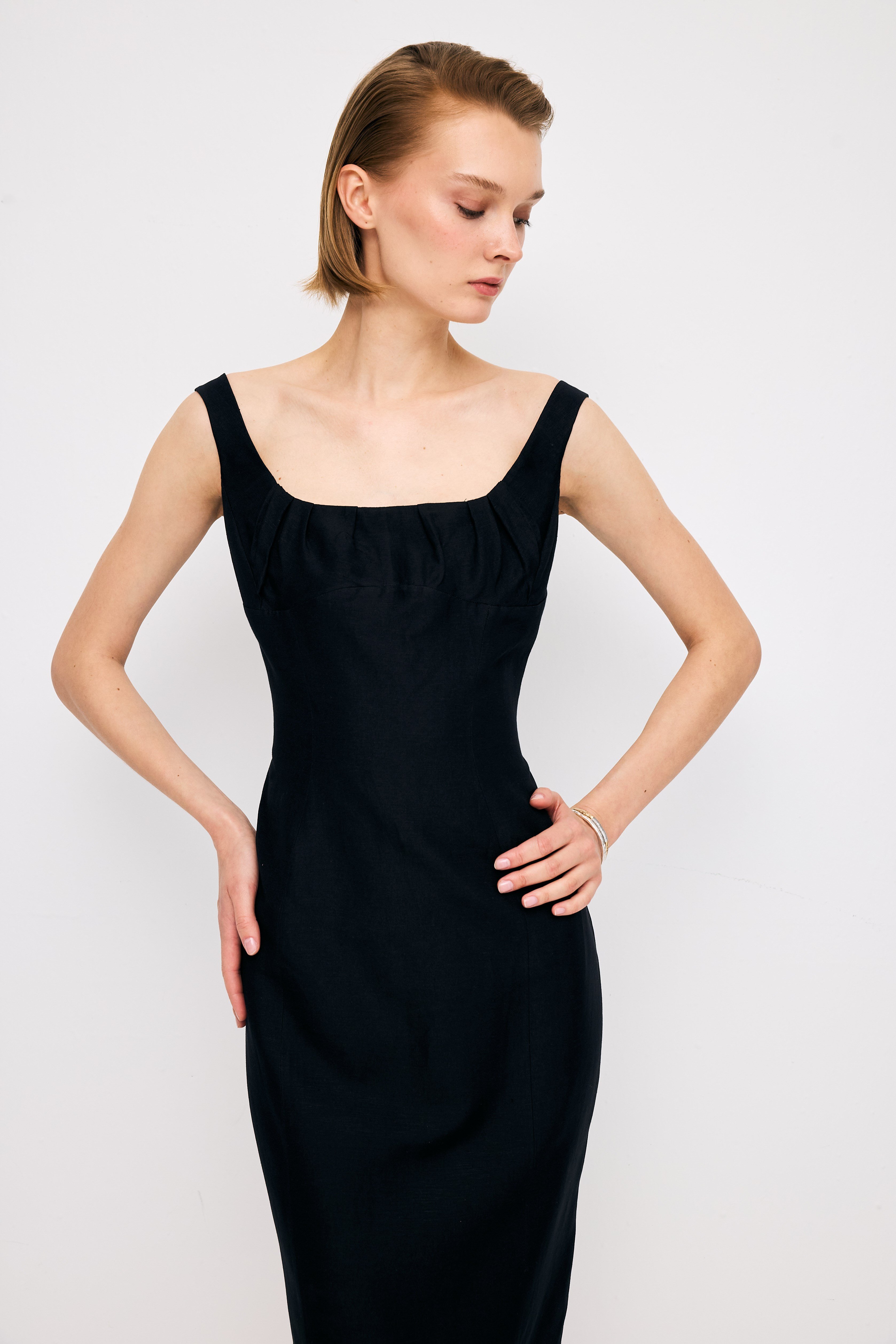 Black Midi Dress