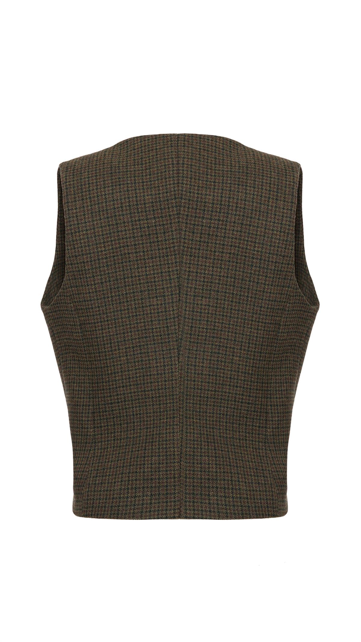 Green Wool Vest