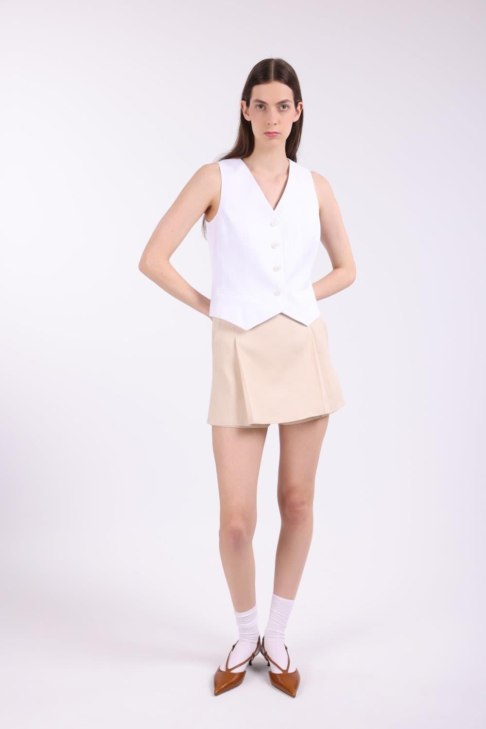 Linen Beige Short