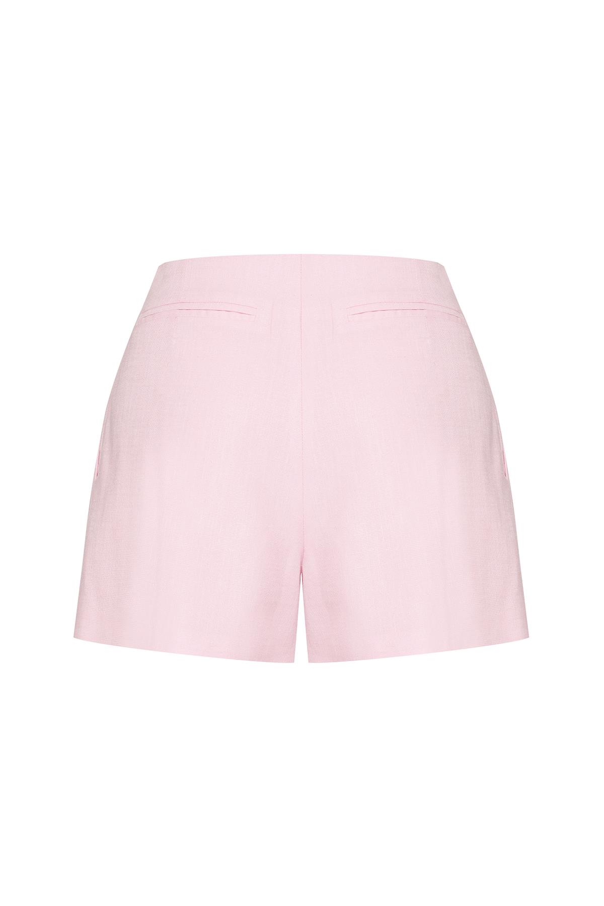 Linen Shorts Pink