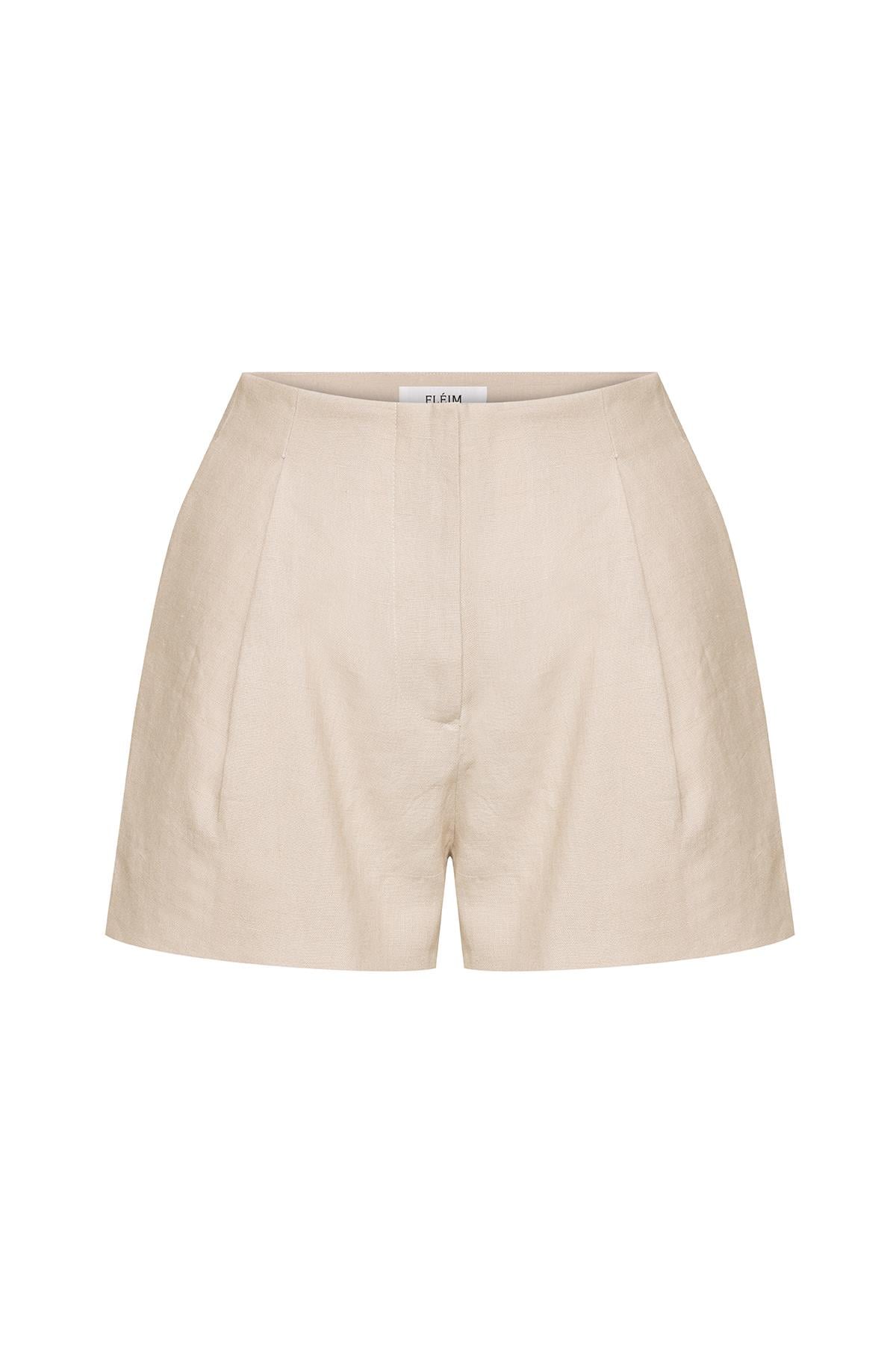 Linen Shorts Sand