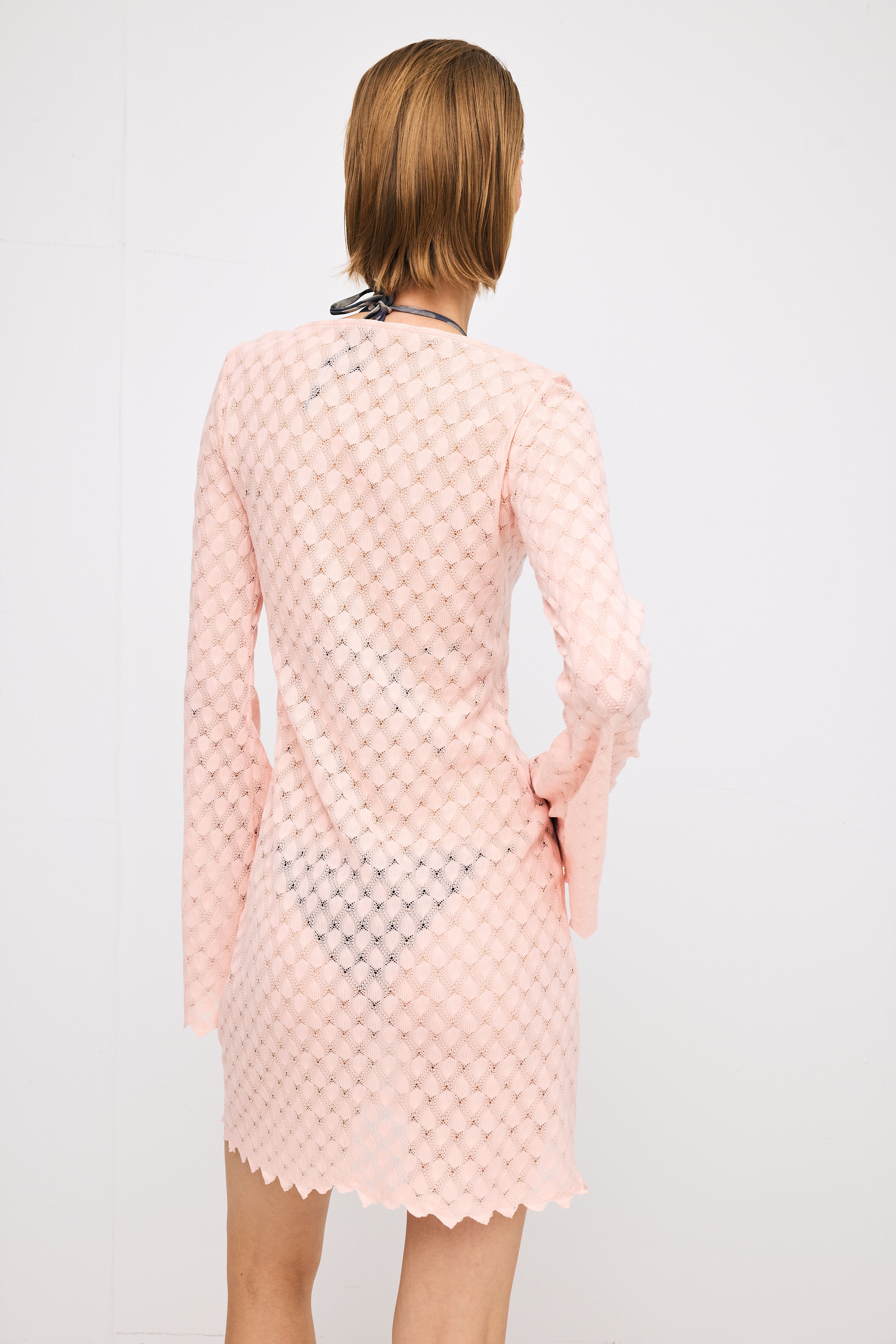 Pink Mini Beach Dress