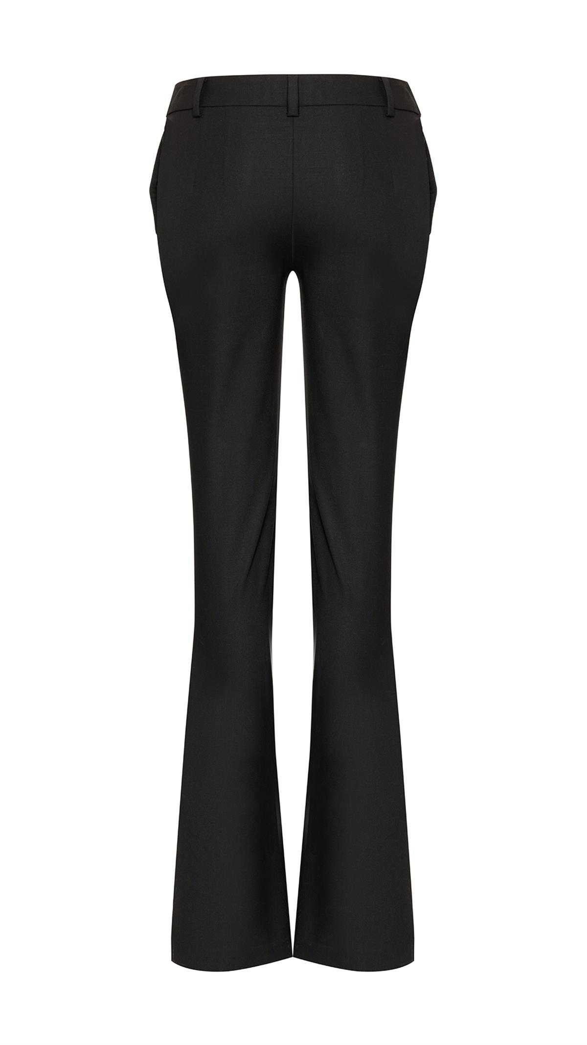 Slim Leg Black Pants