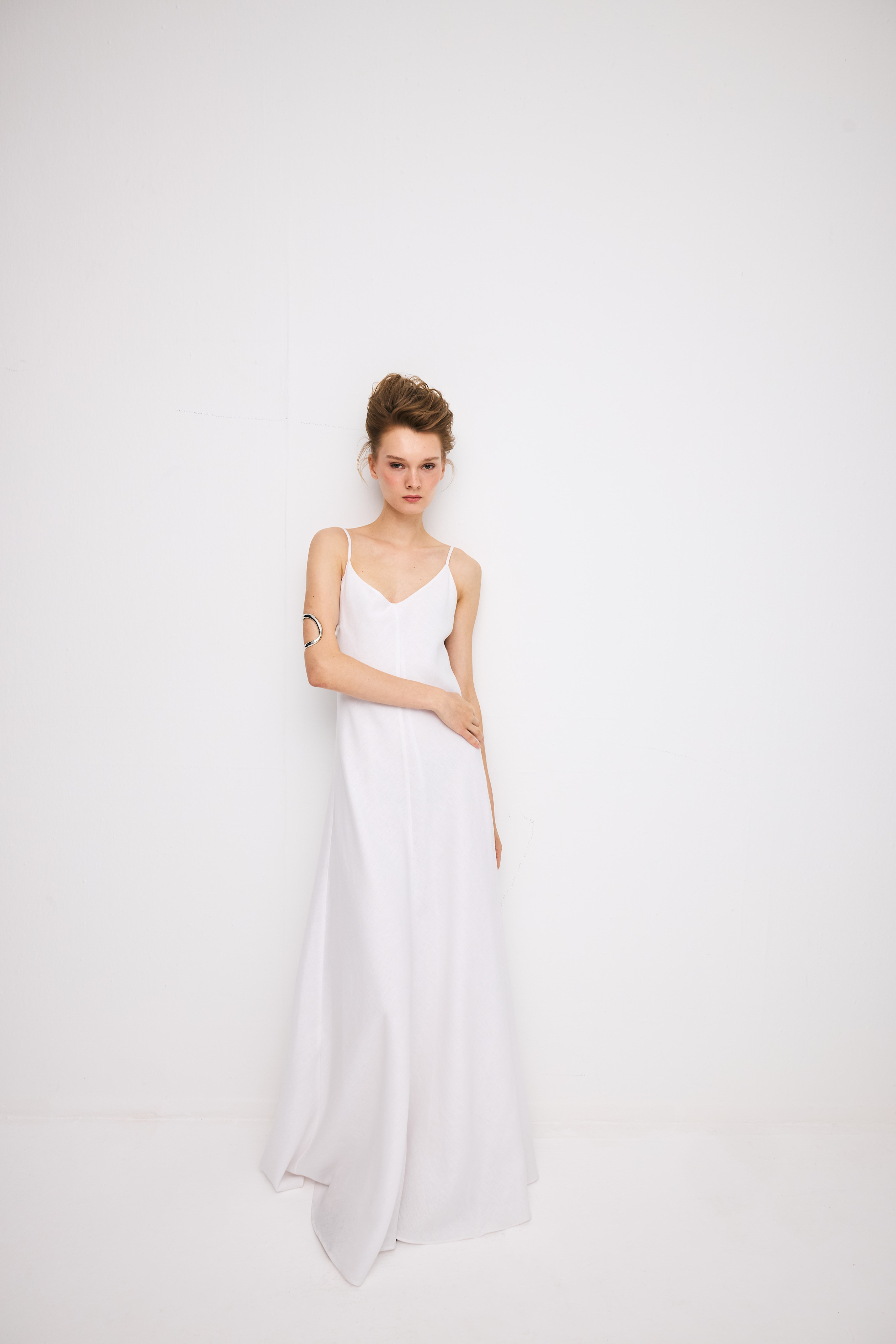 V Neck Long Dress