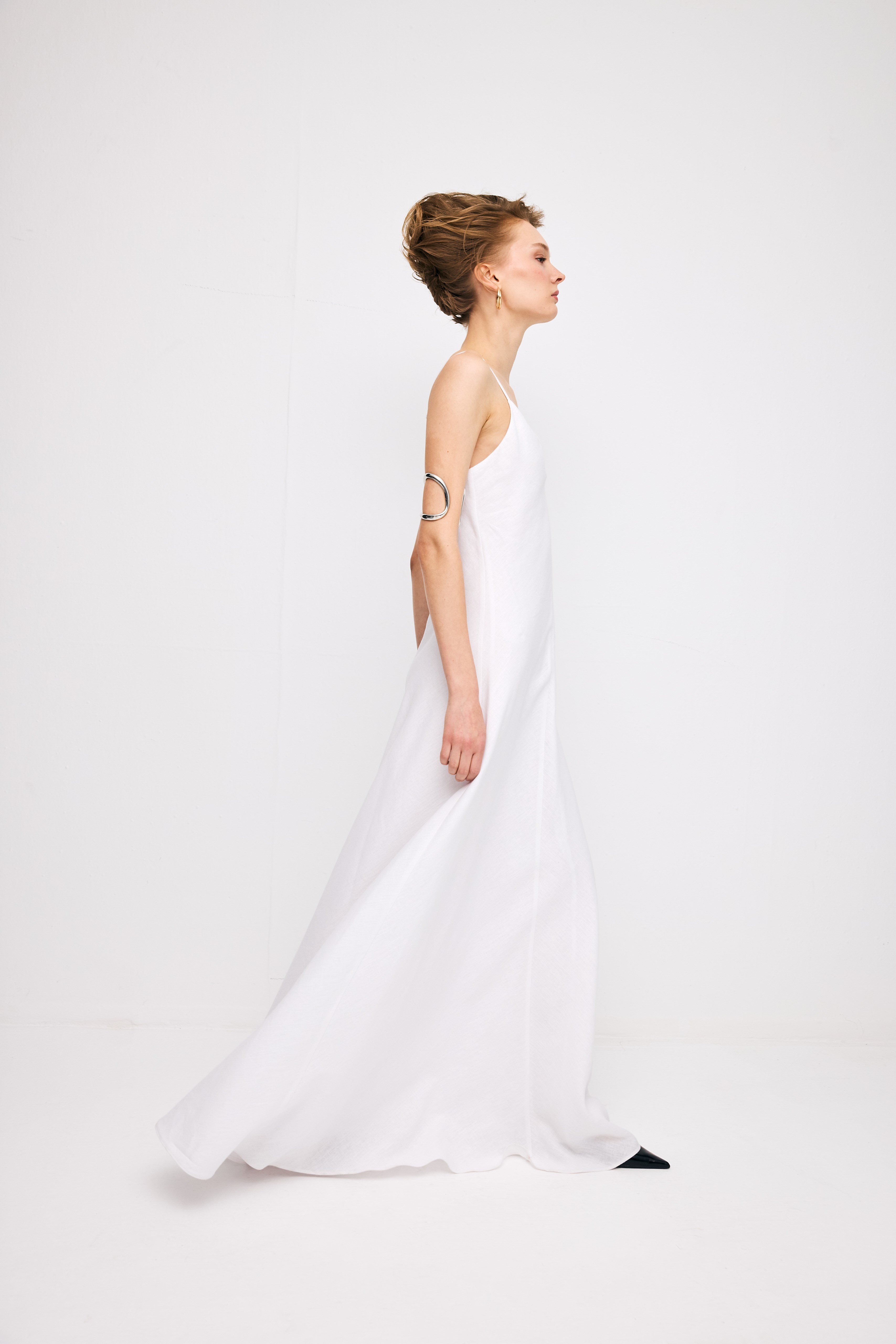 V Neck Long Dress