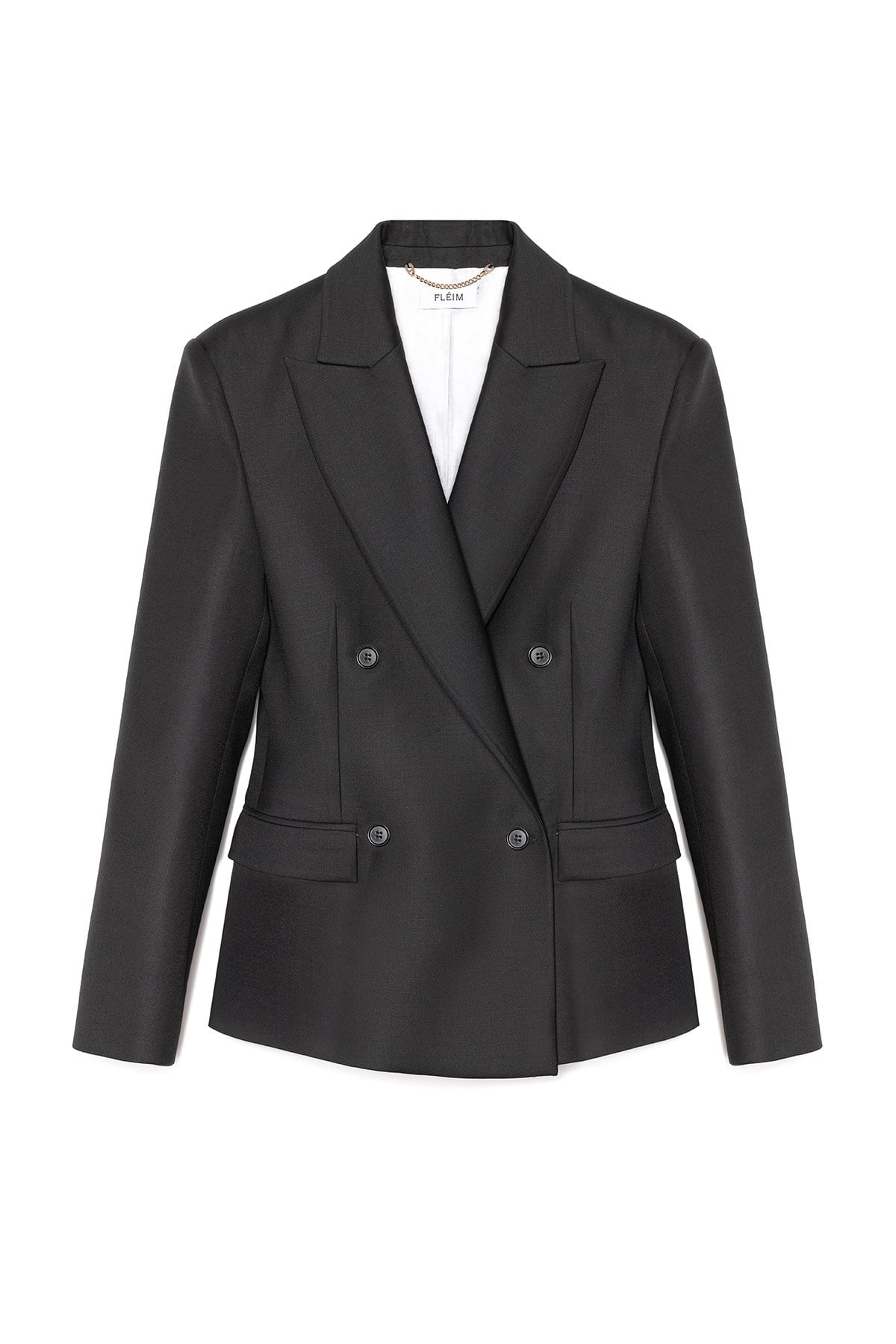 Wool Black Suit 