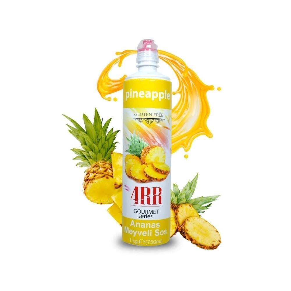 4RR Ananas Meyveli İçecek Karışımı – Doğal, Katkısız, Tropikal Lezzet, 750 ml