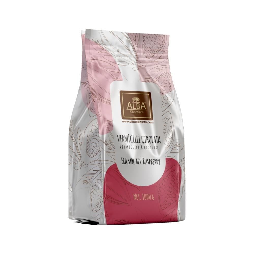 Alba Frambuaz Vermicelli Çikolata 1 Kg