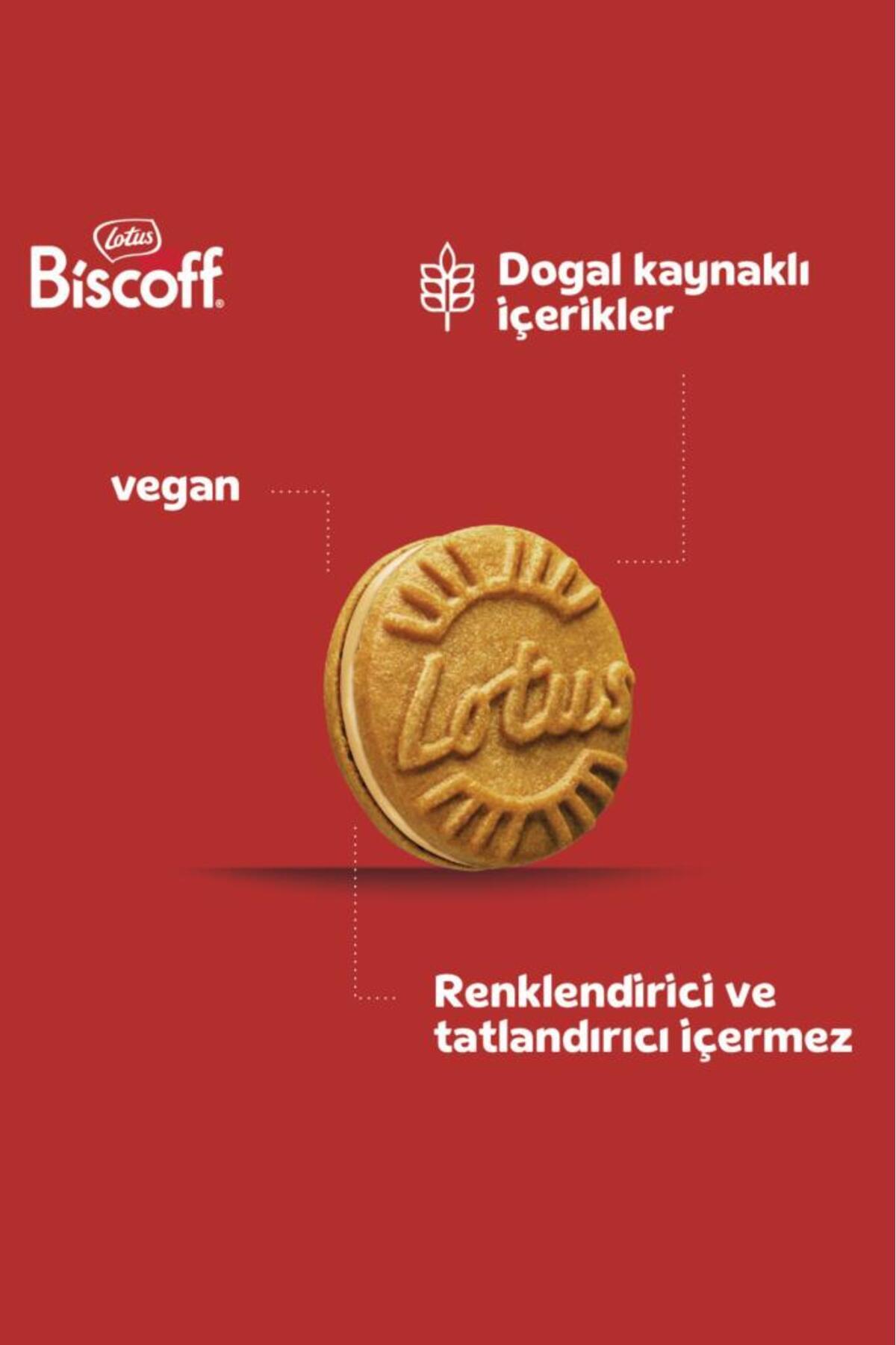 Bıscoff Sandwıch Bıscoff Cream Sürülebilir Kremalı Bisküvi - 150 gr X 5 Adet