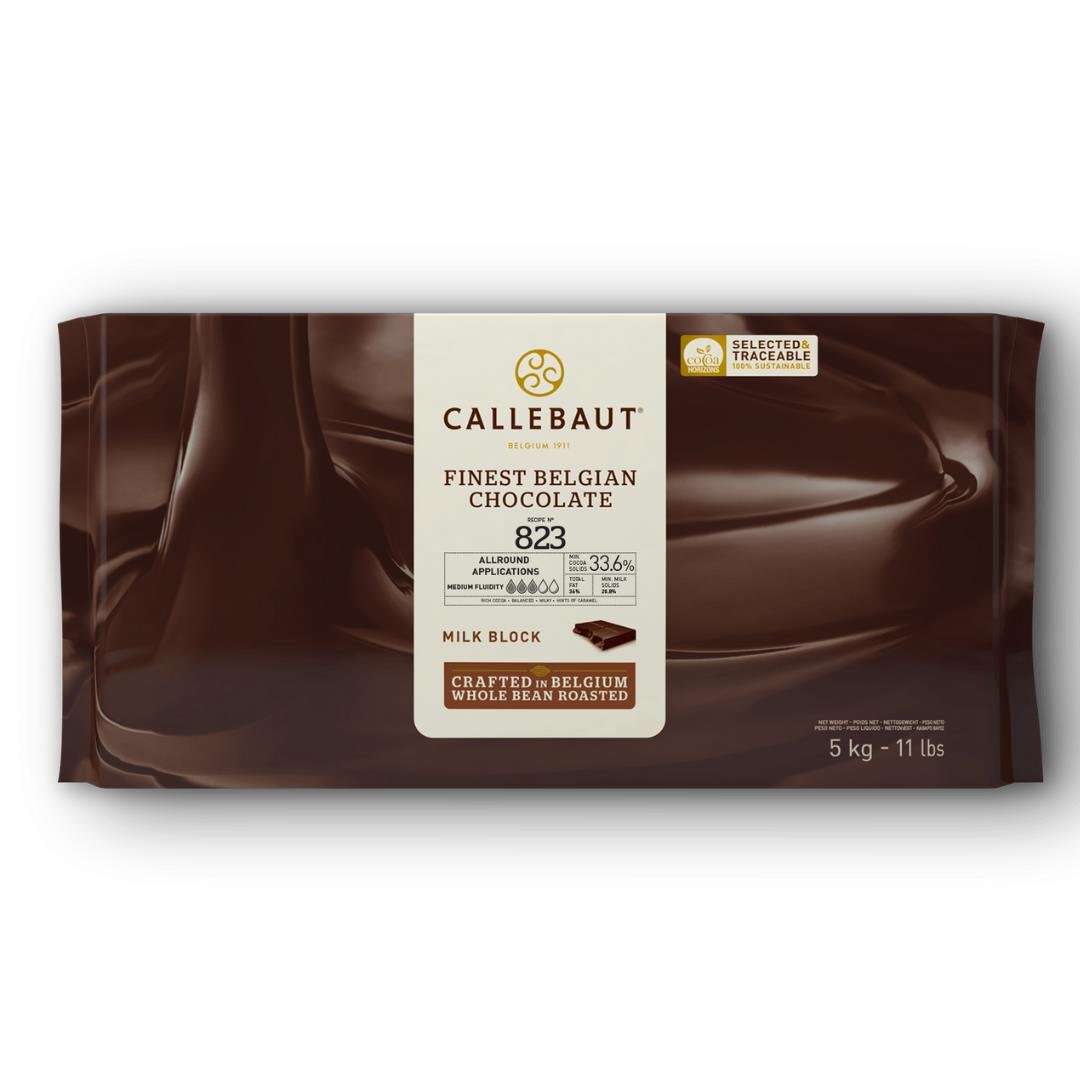 Callebaut 823 Sütlü Blok Çikolata 5 Kg