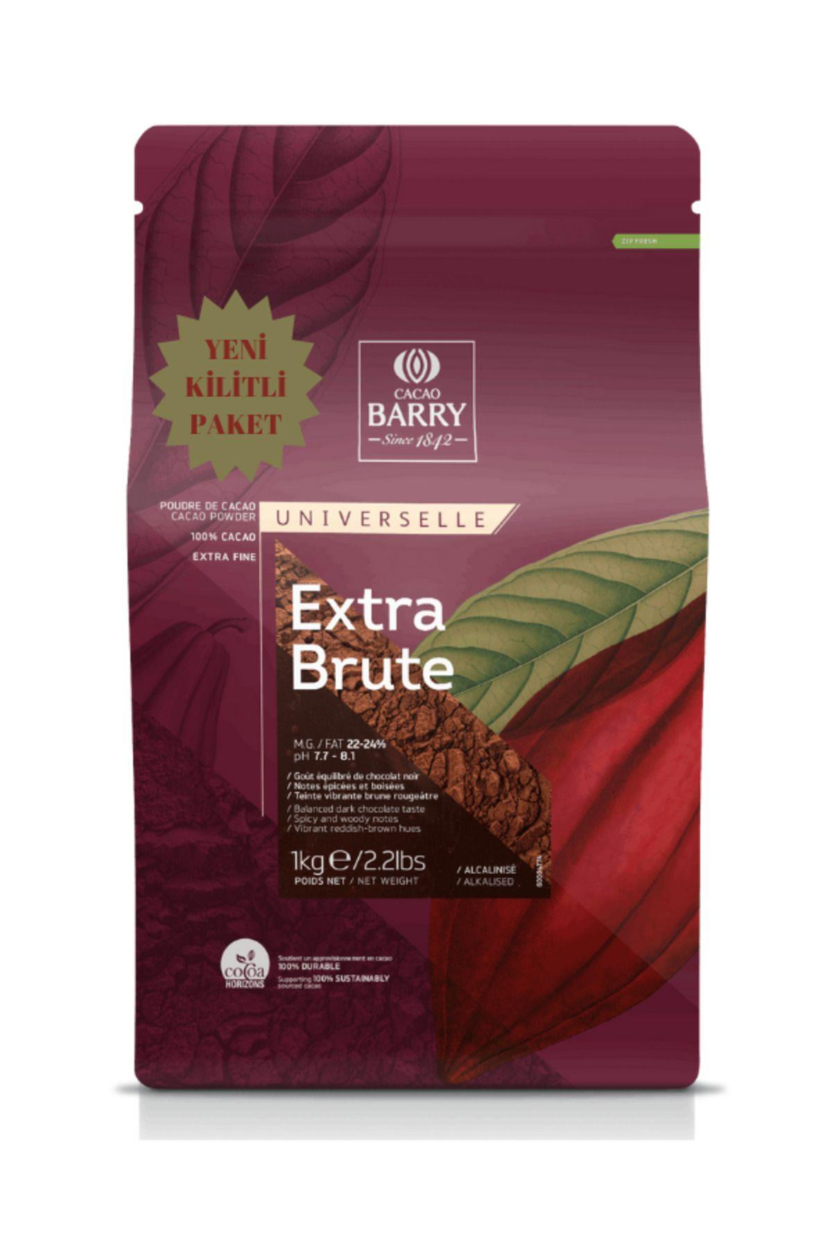 Callebaut Extra Brute  Kakao 1 Kg (%22-%24 Yağlı)