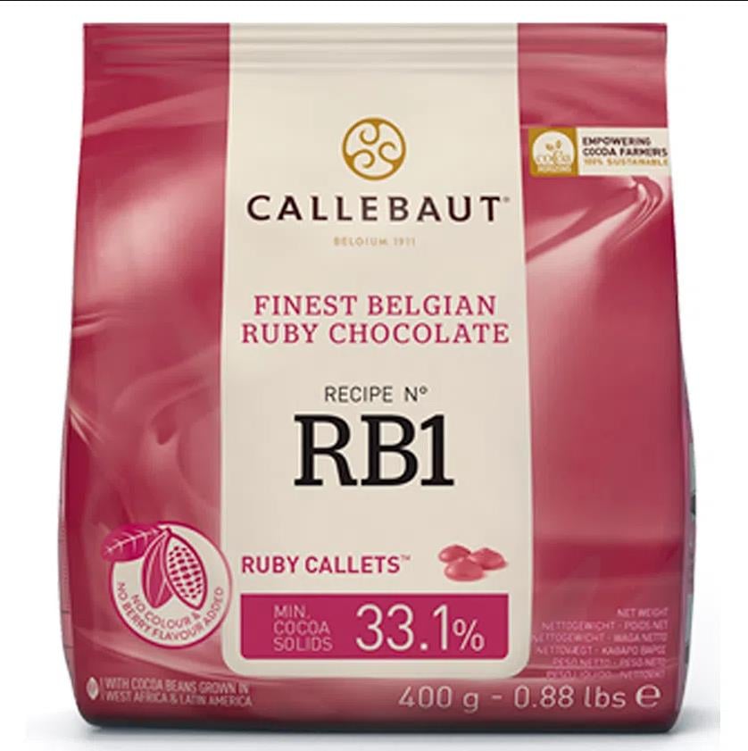Callebaut Ruby Drop Çikolata 400 Gr