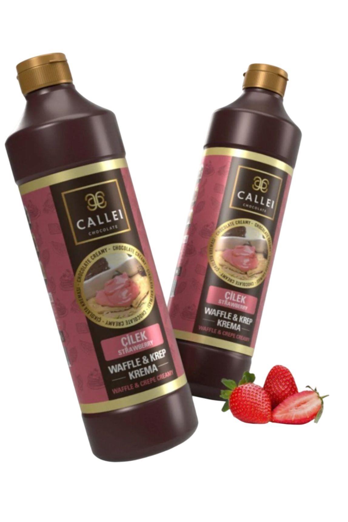 Callei 8’li Rengarenk Waffle Ve Çikolata Sos Seti