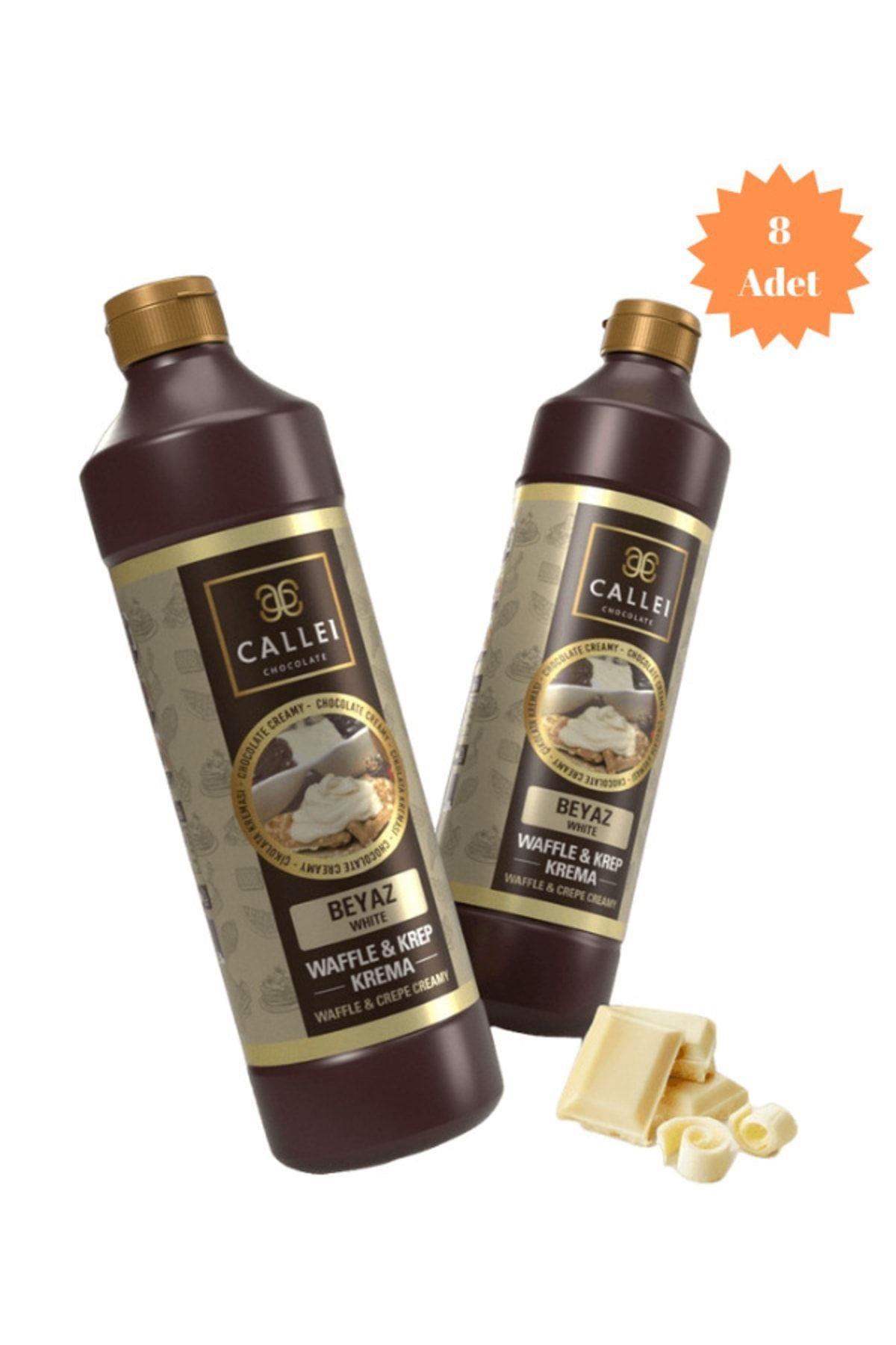 Callei Beyaz Waffle & Krep Sosu 8 Adet