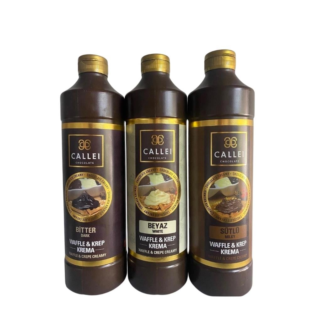 Callei Bitter & Sütlü & Beyaz 1000gr Waffle Sos