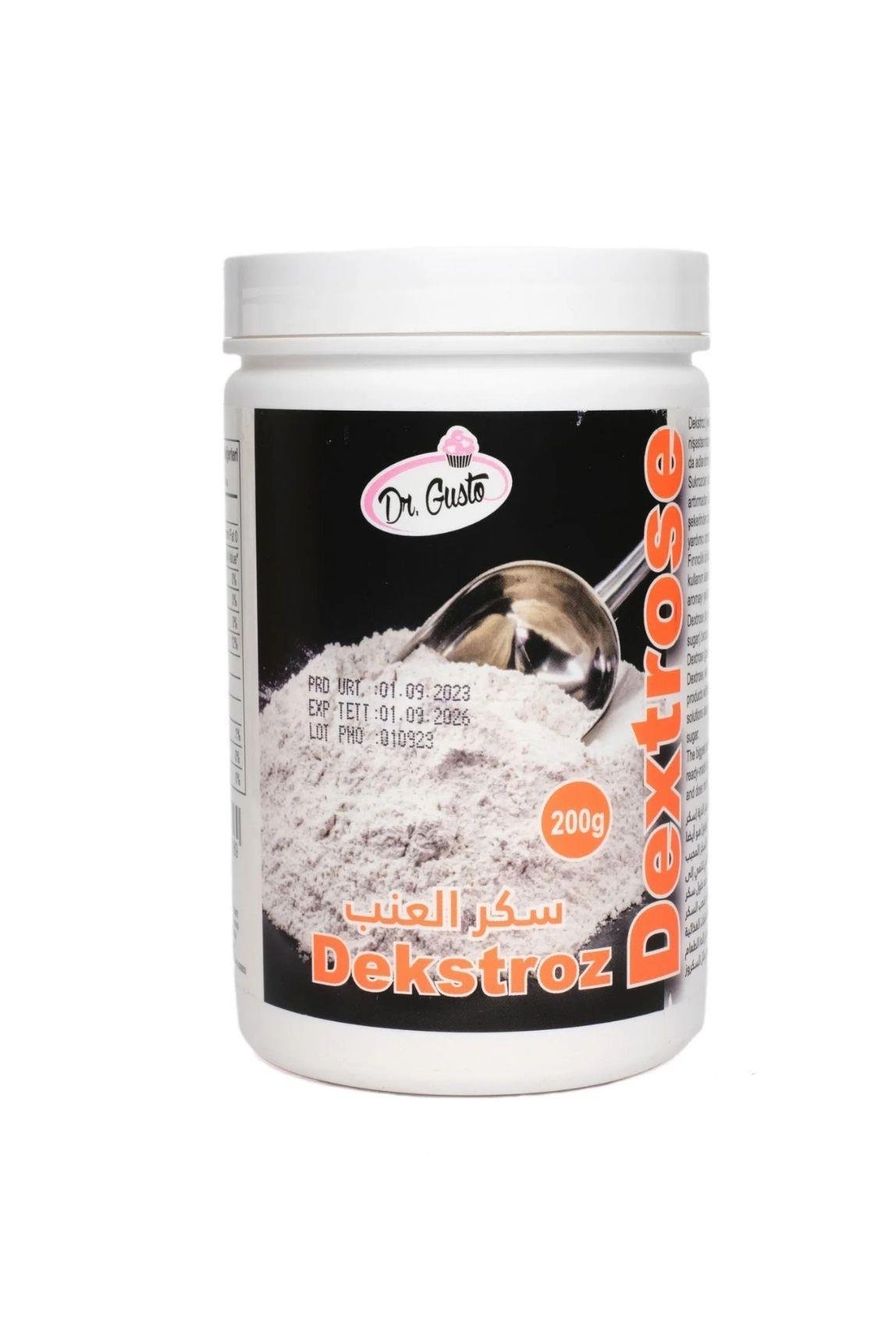 Dekstroz (Glikoz) Tozu 200 gr – Pastacılık ve Dondurma Uygulamaları İçin