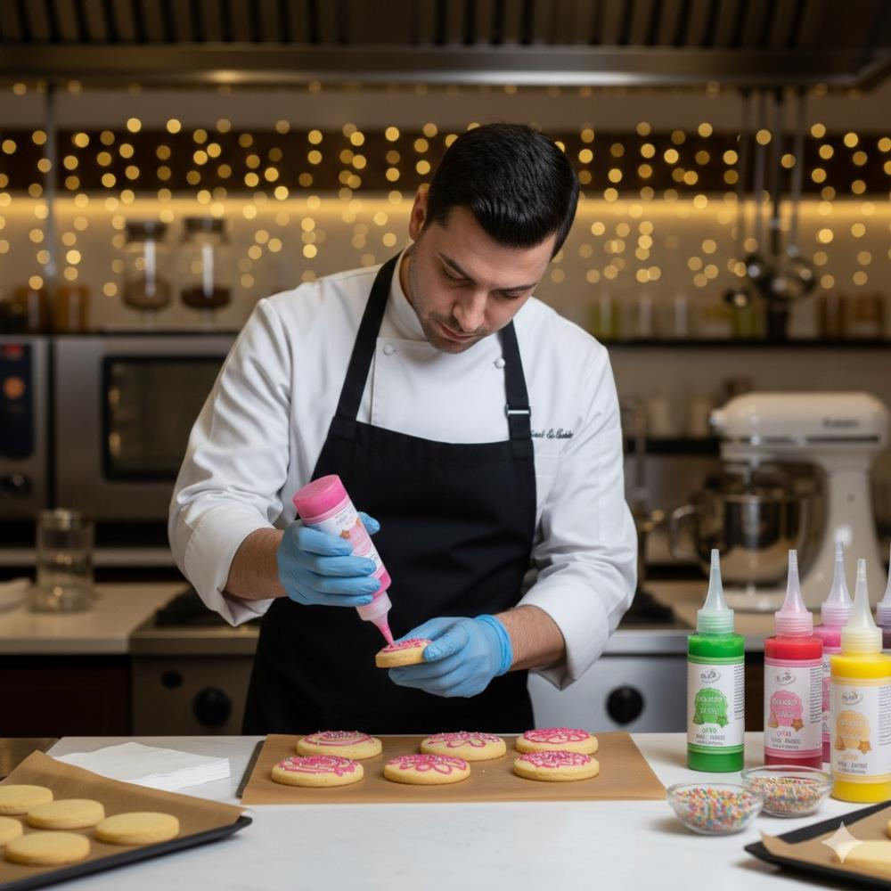 Glazür Cookie Icing Pembe 150 GR – Kurabiye, Cupcake ve Pasta İçin Kullanıma Hazır Şeker Glazürü