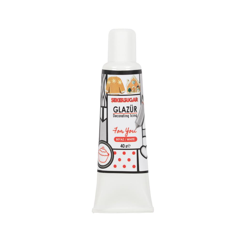Glazür Tüp 4’lü Set 40 Gr – Pasta ve Kurabiye Dekor Glaze Seti
