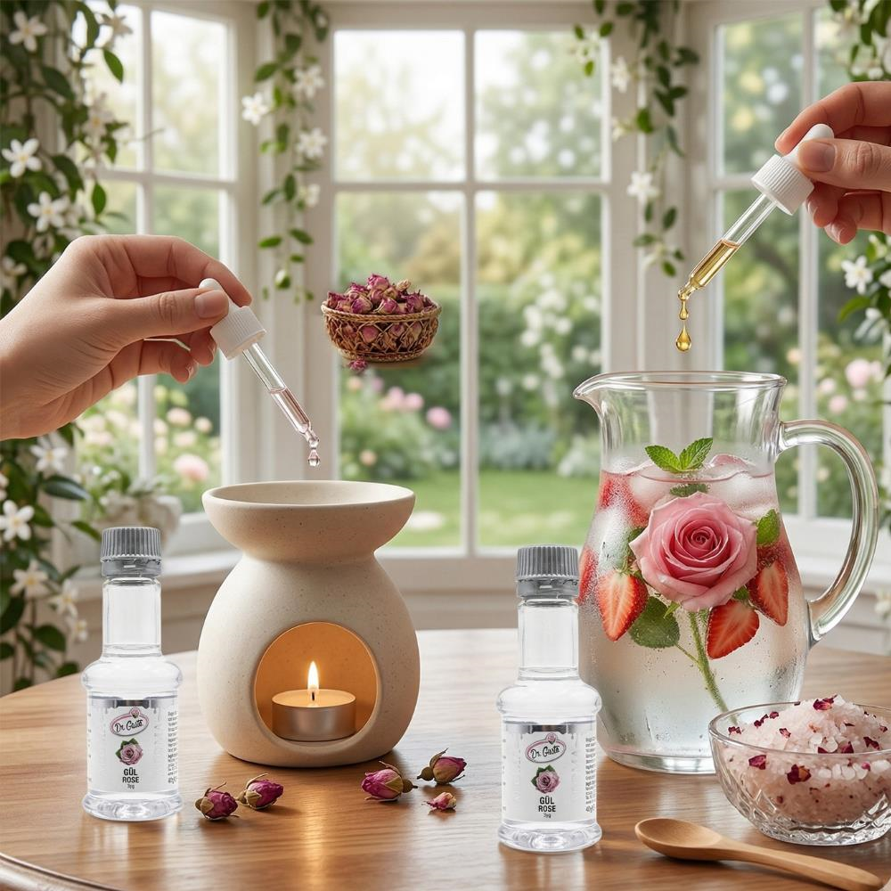 Gül Aroması 40 GR – Gıda Aroması (Tatlı, İçecek ve Pastacılık İçin)