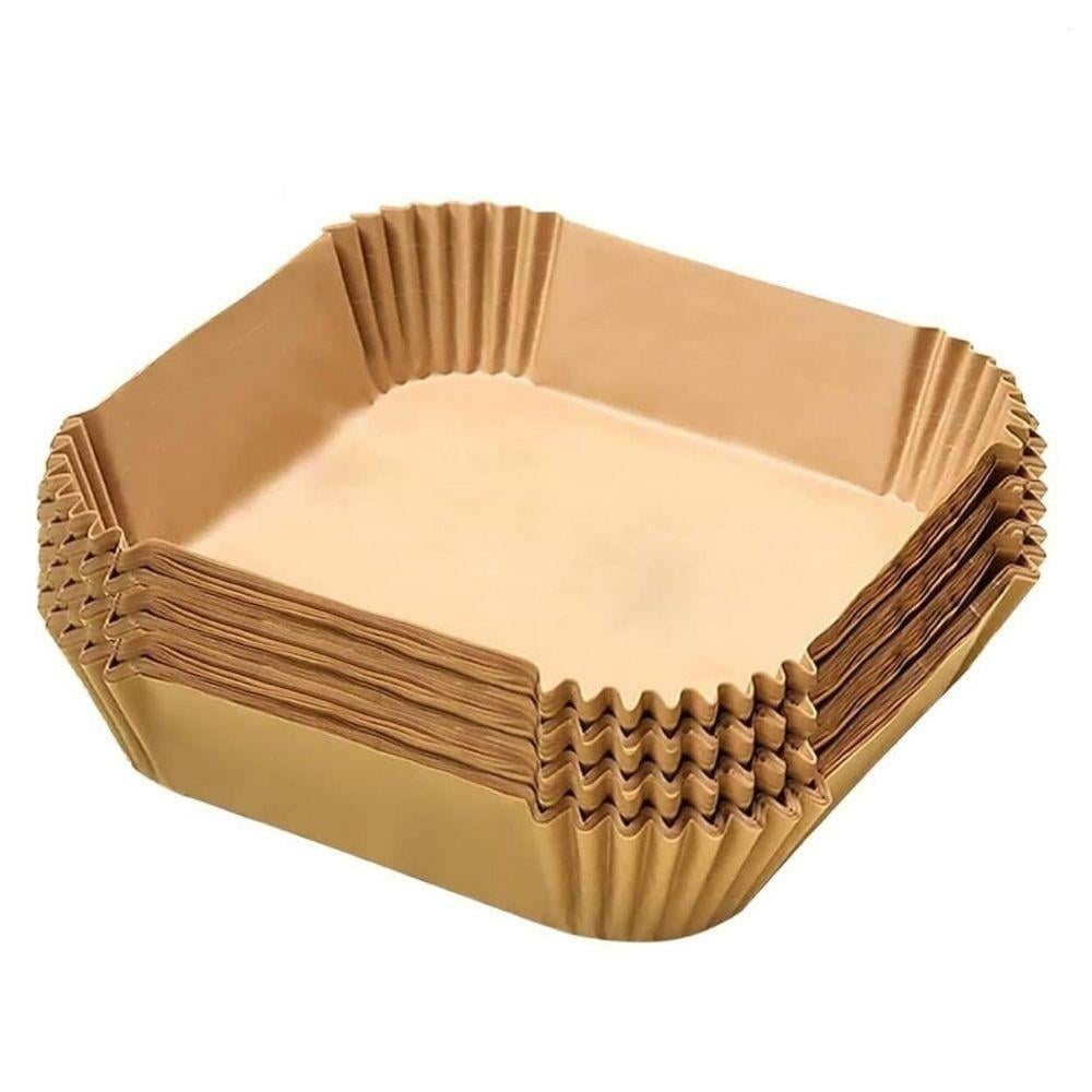 Kare Pişirme Kağıdı Airfry Uyumlu Isıya Dayanıklı 20 Cm 25 Adet