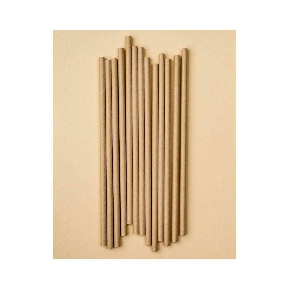 Kraft Kağıt Pipet 19,5 Cm 25 Adet