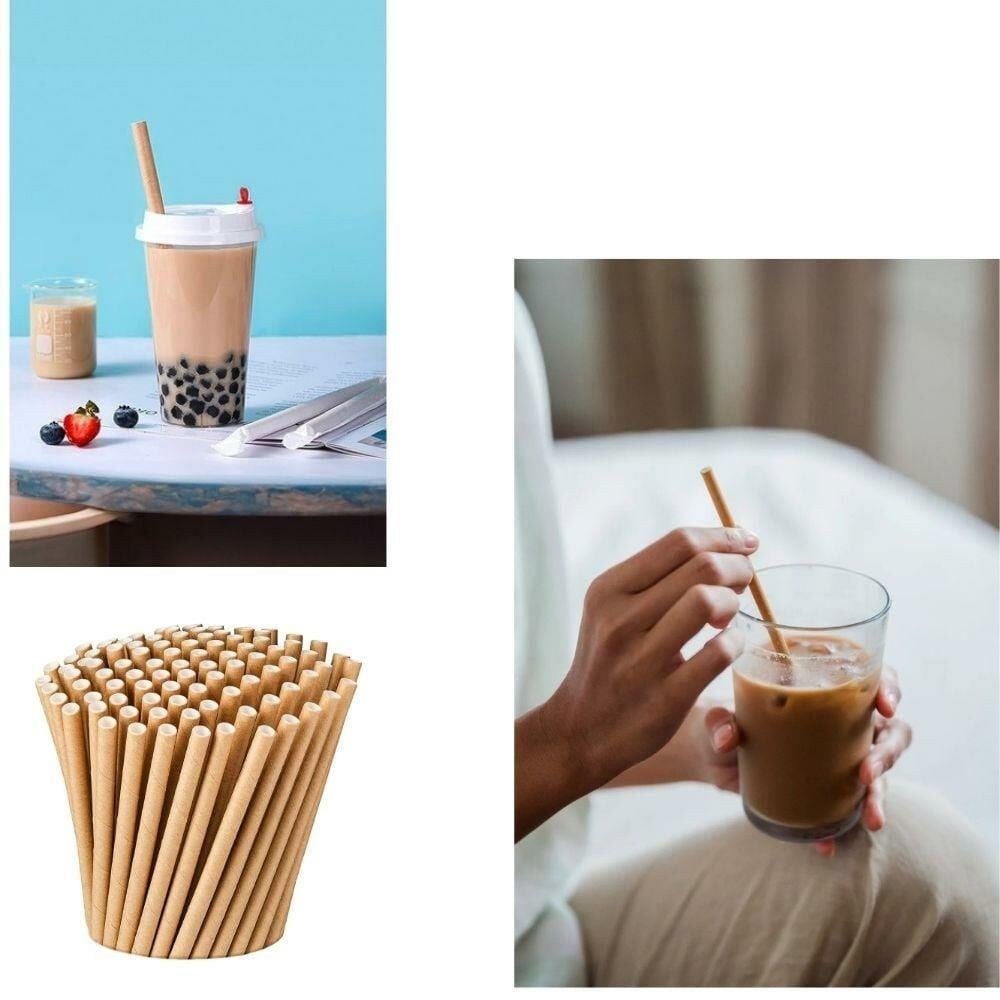 Kraft Kağıt Pipet 19,5 Cm 25 Adet