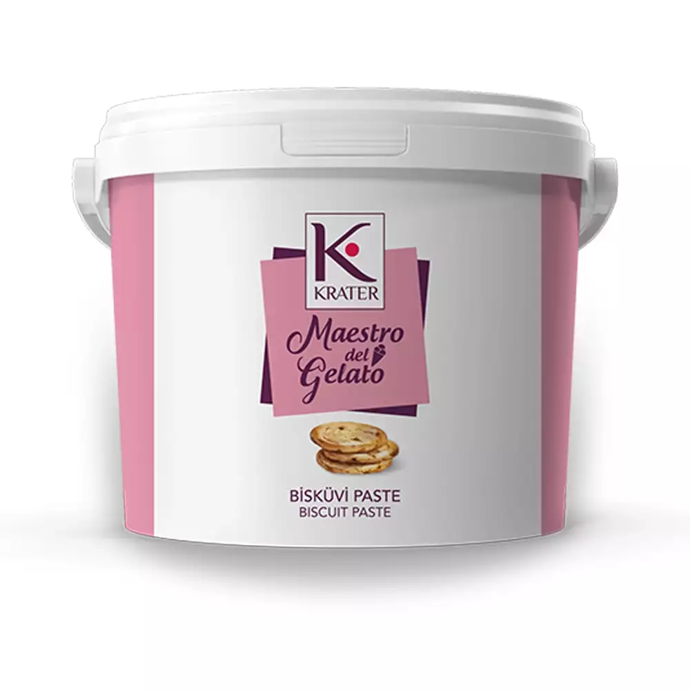 Krater Bisküvi Aromalı Dondurma Paste 3 Kg