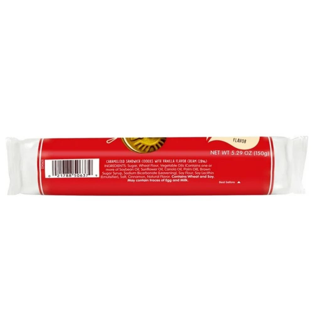 Lotus Biscoff Sandwich Vanilya 150 Gr – Karamelize Bisküvi Arasında Vanilya Kremalı Lezzet