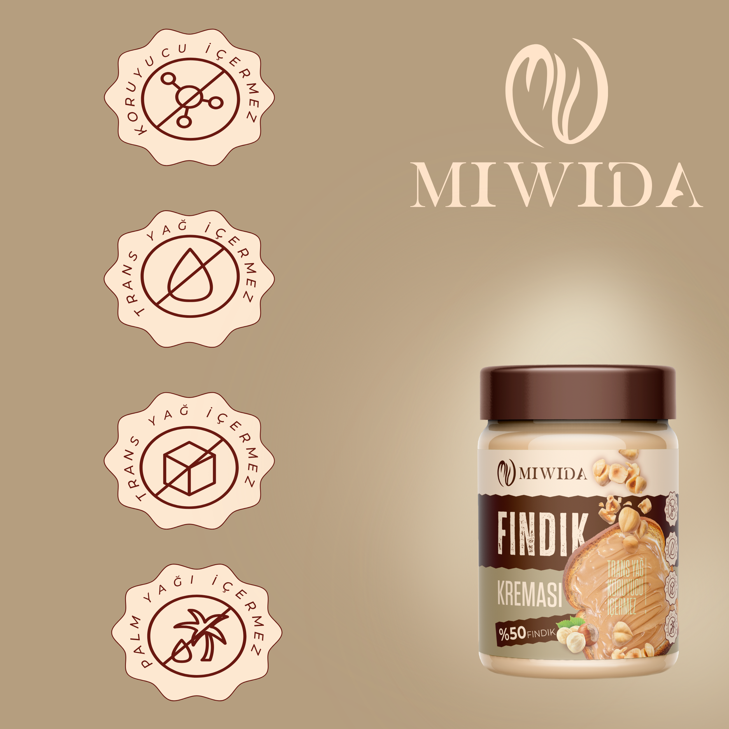 MİWİDA Fındık Kreması 350 G