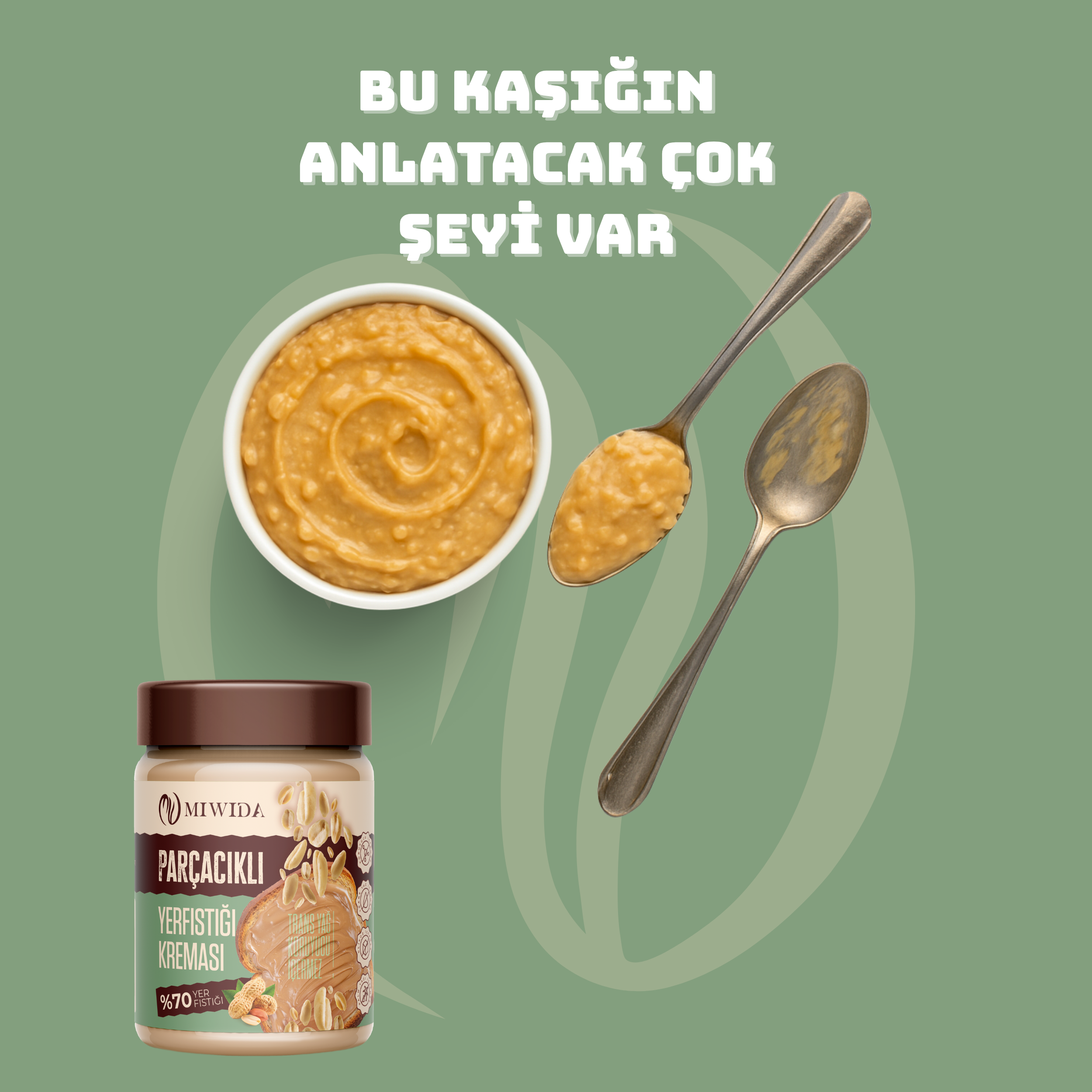 MİWİDA Parçacıklı Yer Fıstığı Kreması 350 G