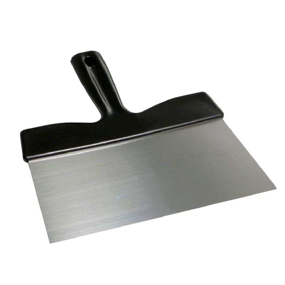 Profesyonel Çikolata Spatulası 21 cm | Paslanmaz Çelik Geniş Temperleme Spatulası