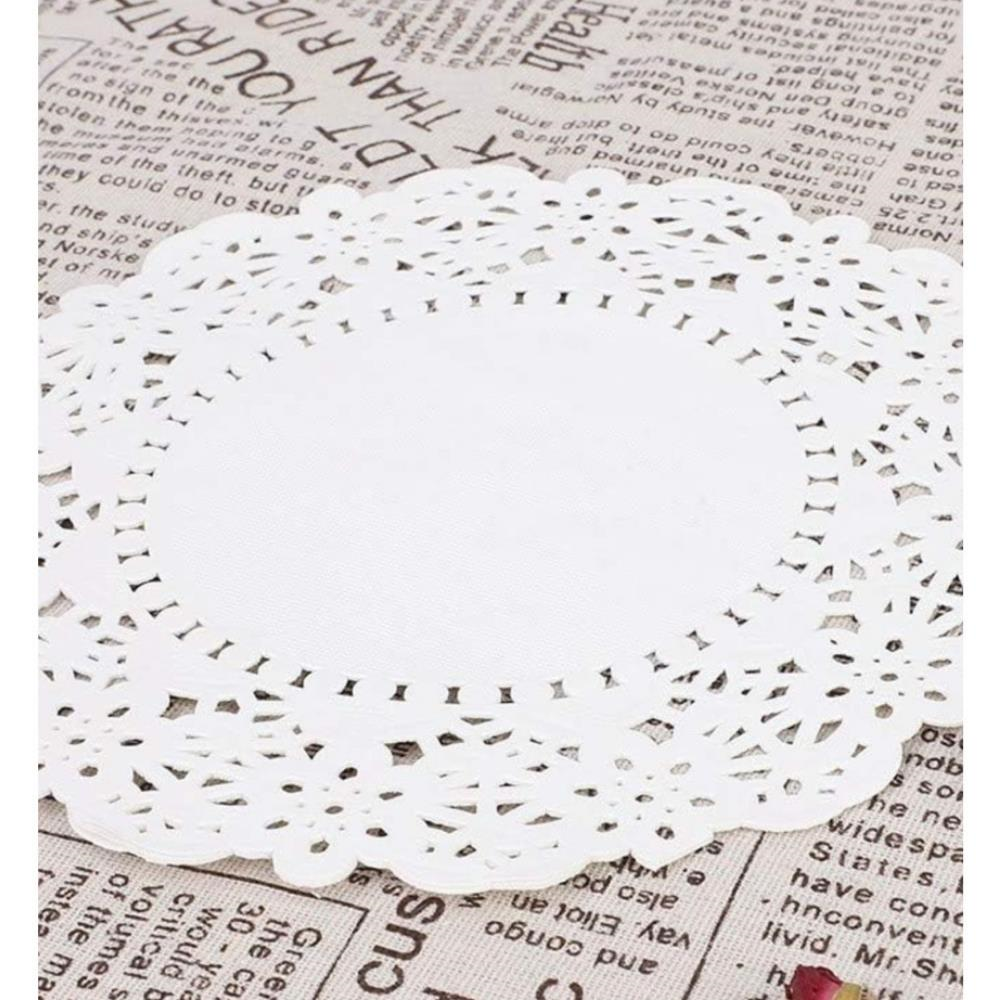 Servis Sunum Dantel Kağıt 18 cm – 100’lü | Pasta, Tatlı, Çay Sunumu ve Paketleme İçin