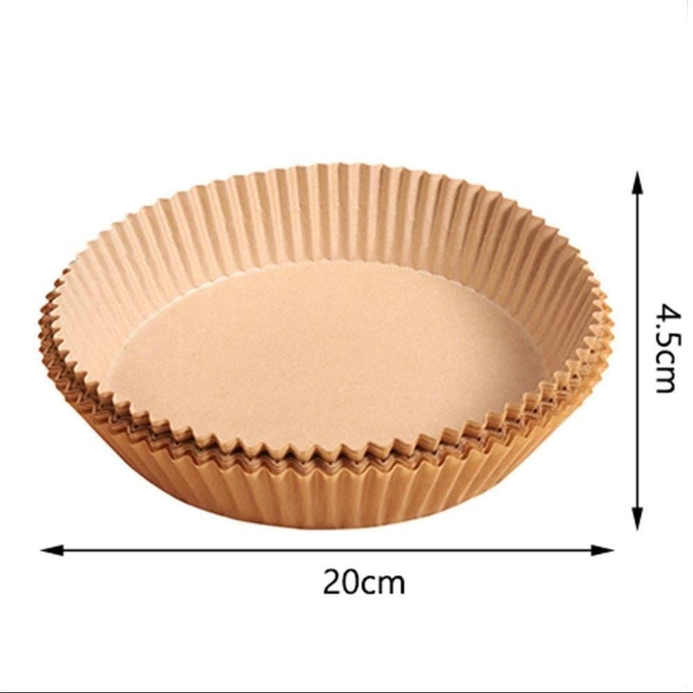 Yuvarlak Pişirme Kağıdı Airfry Uyumlu Isıya Dayanıklı 20 Cm 25 Adet