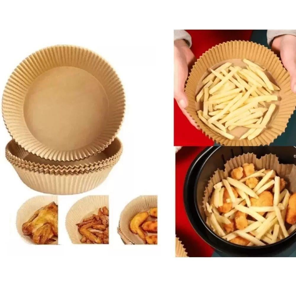Yuvarlak Pişirme Kağıdı Airfry Uyumlu Isıya Dayanıklı 20 Cm 25 Adet