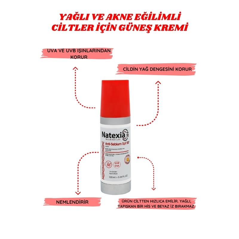 Natexia Anti-Sebium SPF50+ Lotion 100 ml