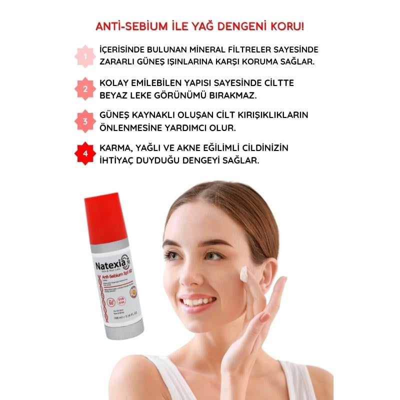 Natexia Anti-Sebium SPF50+ Lotion 100 ml