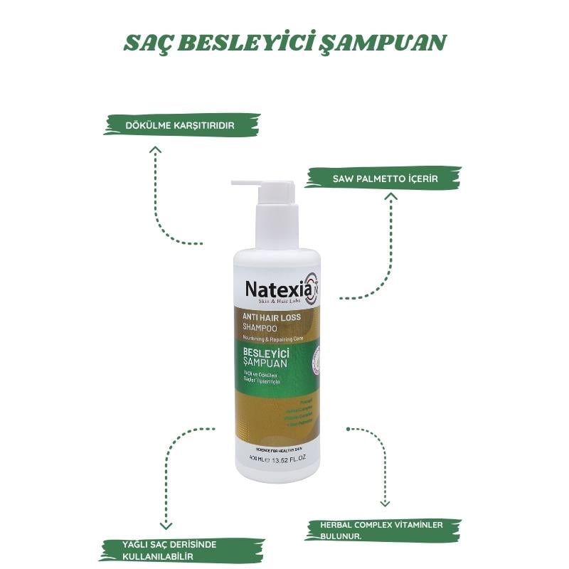 Natexia Besleyici Şampuan 400 ml