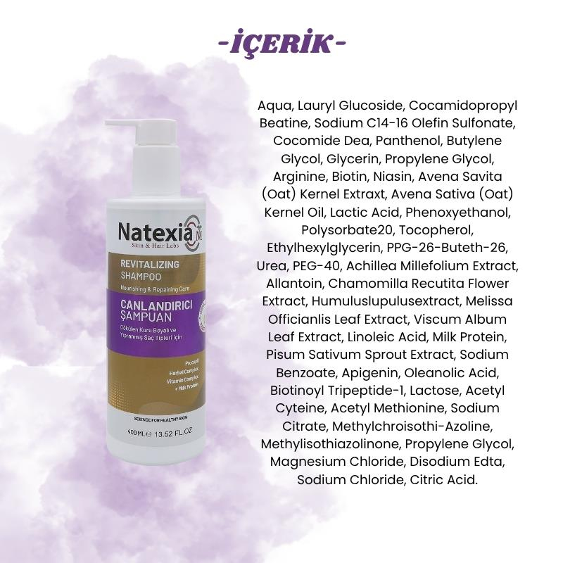Natexia Canlandırıcı Şampuan 400 ml