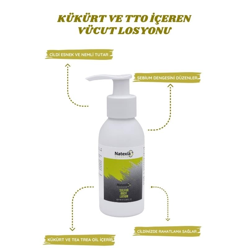 Natexia Scaderm Sulfur  Body Lotion 100 ml