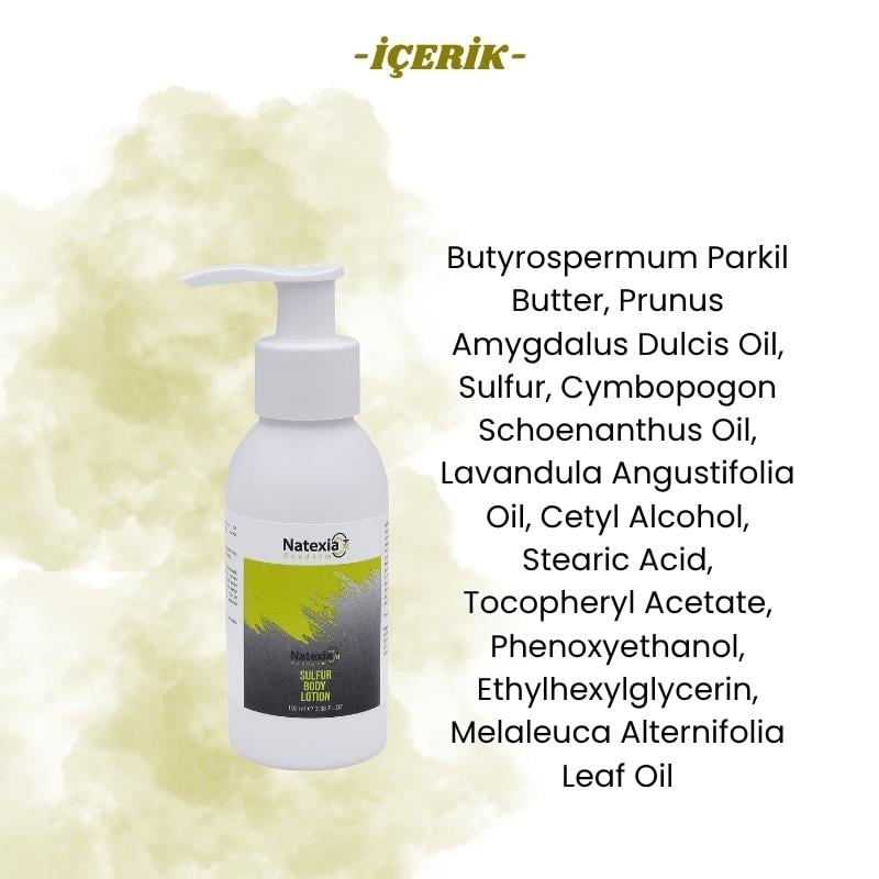Natexia Scaderm Sulfur  Body Lotion 100 ml