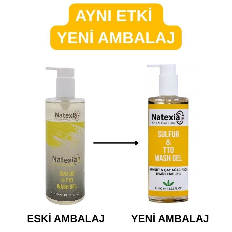 Natexia Scaderm Sulfur&TTO Wash Gel 400 ml