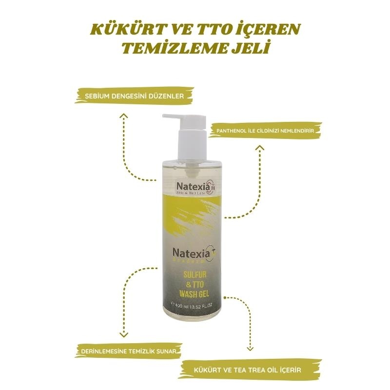Natexia Scaderm Sulfur&TTO Wash Gel 400 ml