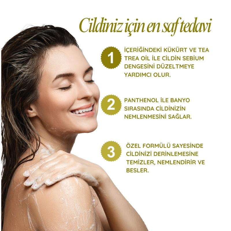 Natexia Scaderm Sulfur&TTO Wash Gel 400 ml