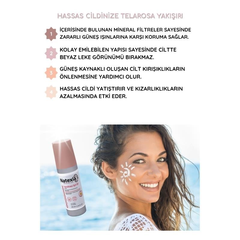 Natexia TelaRosa SPF50+ Lotion 100 ml