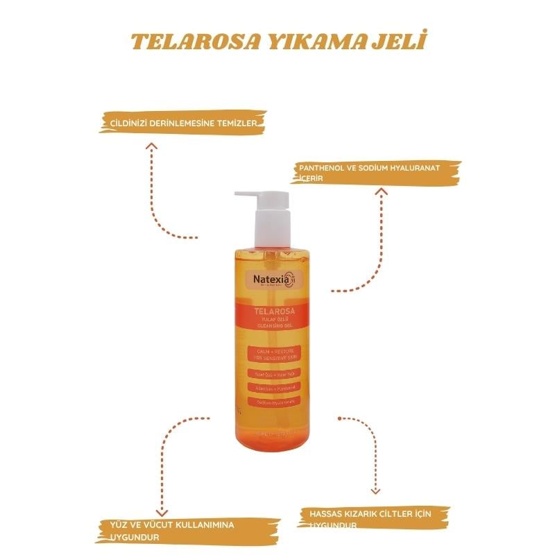 Natexia Telarosa (Yulaf Özlü) Cleasing Jel 400 ml