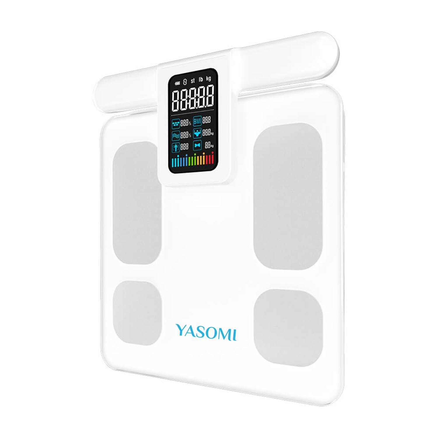 Yasomi FG2015 Mobil Uygulamalı Akıllı Tüm Vücut Analiz Tartısı