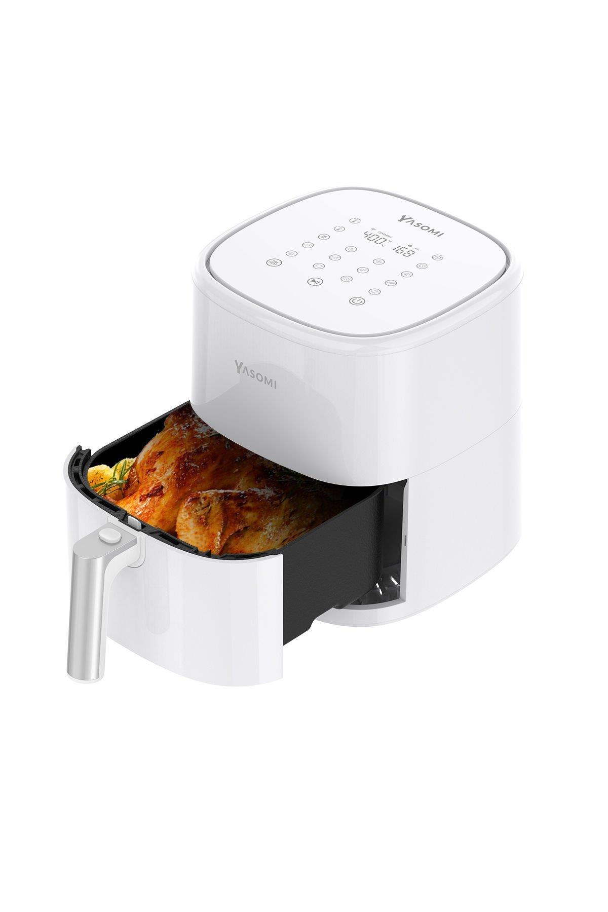 Yasomi Y22 Airfryer 1500w 5lt Akıllı Fritöz ( Beyaz)