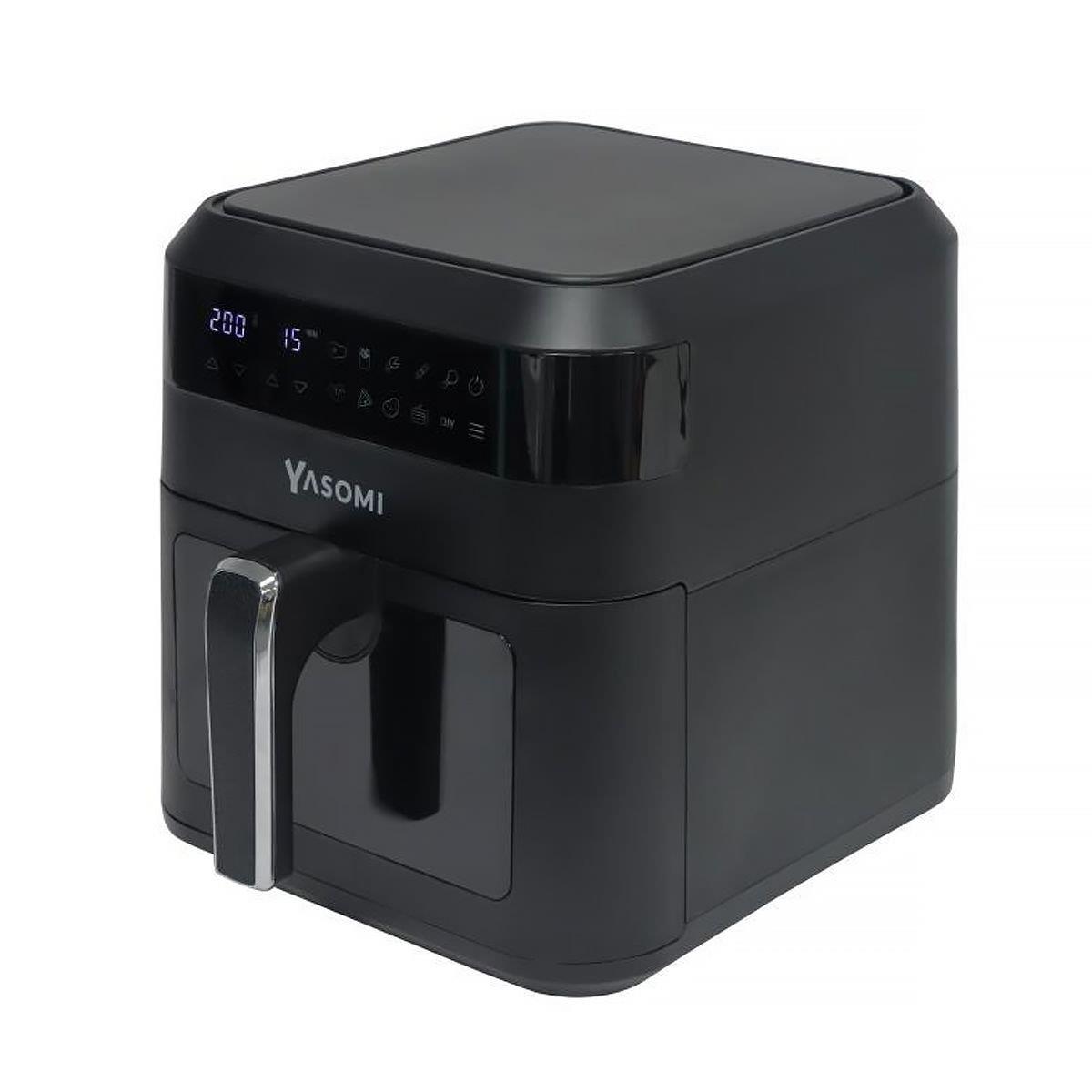 Yasomi Y60 Airfryer 1300w 6 Lt Akıllı Fritöz Siyah ( Türkiye Garantili)